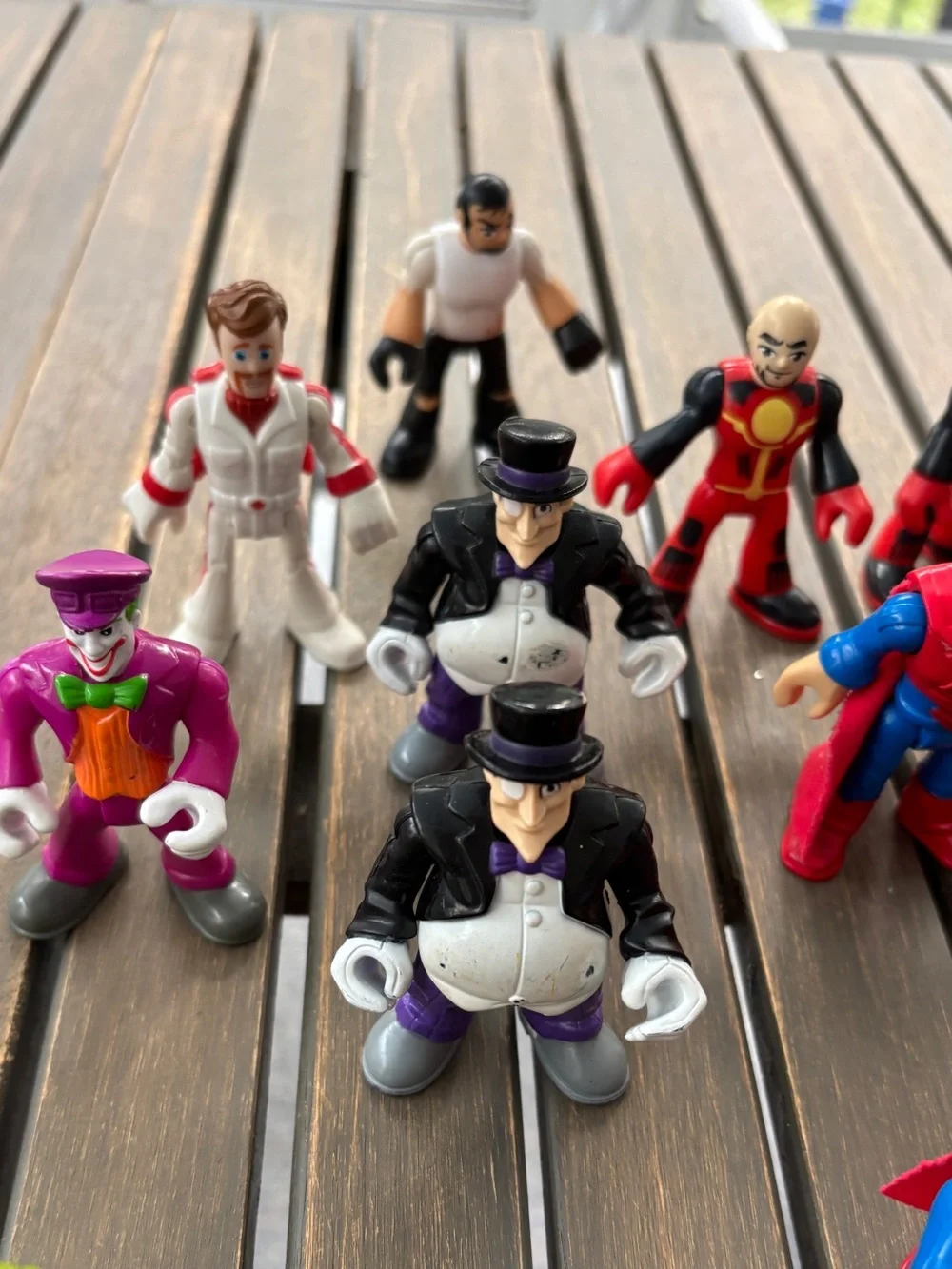Lot of 38 Various Action Figures (Batman, Superman, Etc)